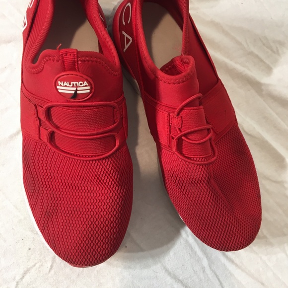 Boys light slide on sneakers used Adidas Nautica - Picture 3 of 5